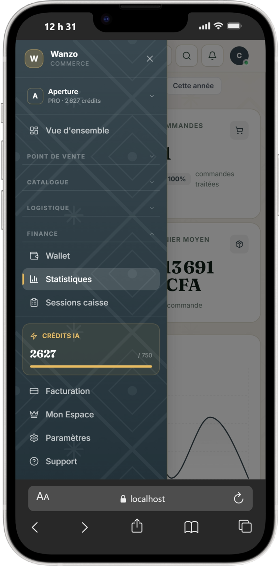 Interface Mobile